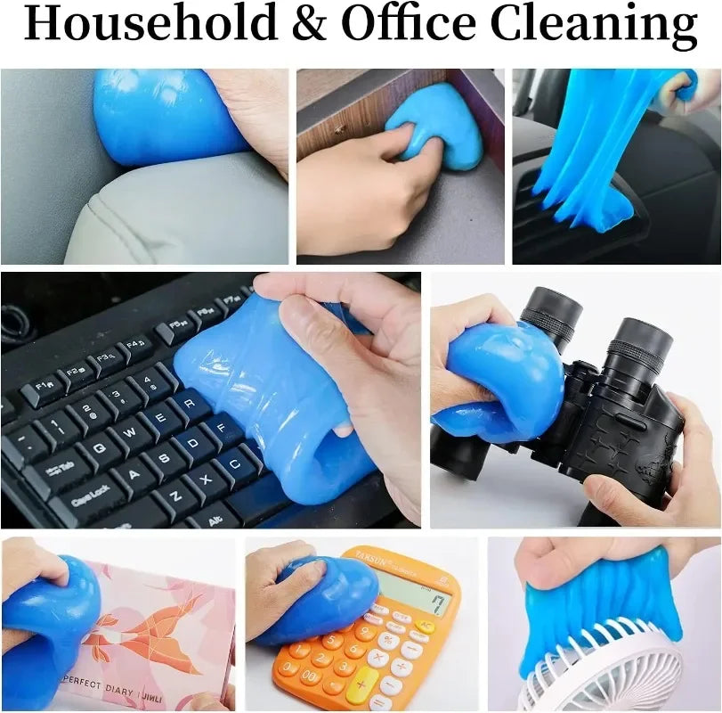 Car Cleaning Gel Car Detail Tool Cleaning Gel Cars Interior Putty Cleaner Keyboard Notebook Clean Reusable Gels Magic Clean