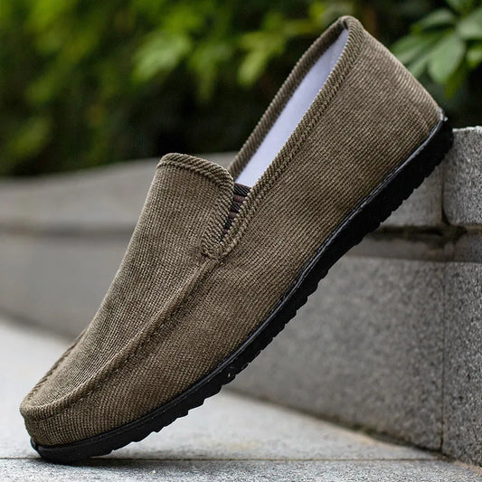 New Men Loafers Shoes Brand Fashion Soft Man Moccasins Loafers Canvas Slip-On Casual Shoes Men Outdoor Walking Men Footwear Hn6H