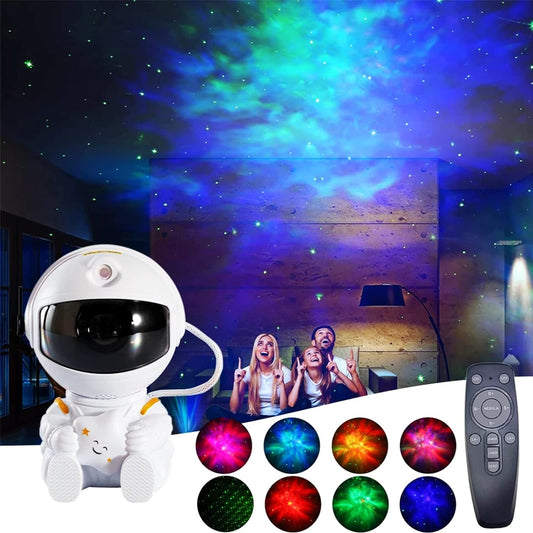 Star Projector Galaxy Night Light, Starry Nebula Ceiling LED Lamp Room Decor with Remote, Astronaut Gifts for Kids Adults for Bedroom, Christmas, Halloween, Birthdays, Valentine'S Day