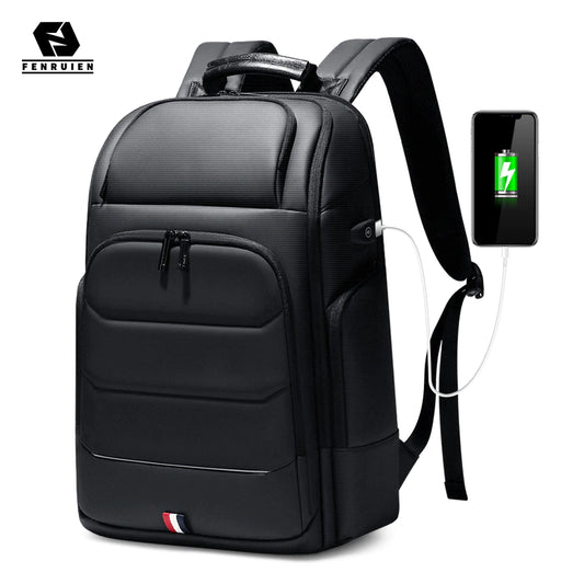 Waterproof Backpacks USB Charging School Bag Anti-Theft Men Backpack Fit 15.6 Inch Laptop Travel Backpack High Capacity